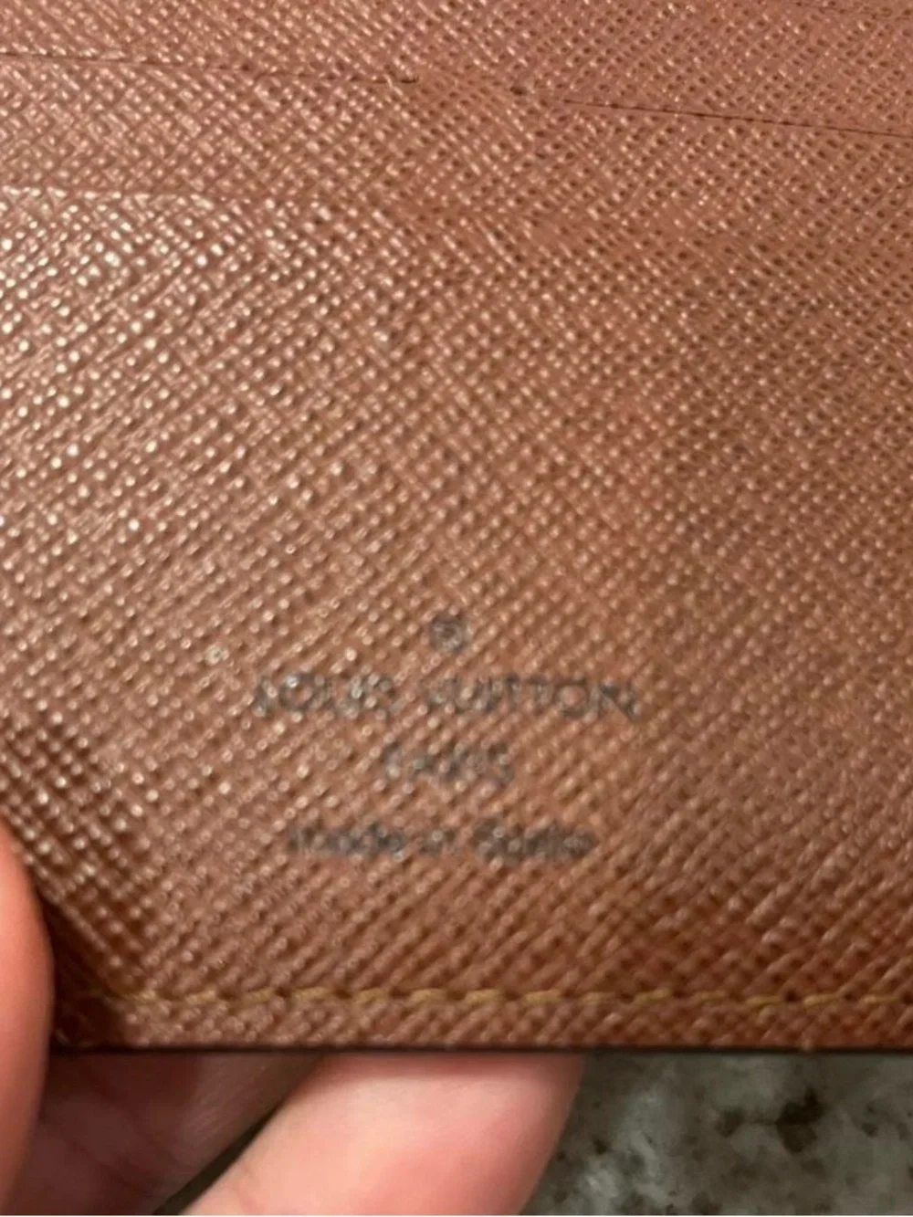Louis Vuitton Monogram Canvas Zip Wristlet in Brown
